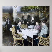 RMSタイタニック茶の時間とエンターテイメントヴィンテージ ポスター (正面)