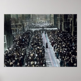 RMSタイタニック葬儀とメモリアルサービス1912 ポスター