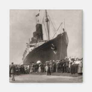 RMSルシタニアの処女航海1907年9月13日 マグネット