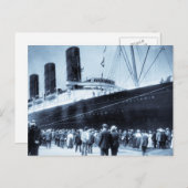 RMSルシタニアの処女航海、1907年9月13日 ポストカード (正面/裏面)