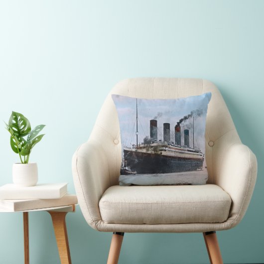 RMS巨大なサウサンプトンの未婚の旅行のヴィンテージ1912年 クッション (椅子)