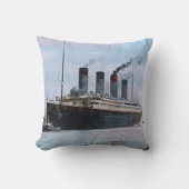 RMS巨大なサウサンプトンの未婚の旅行のヴィンテージ1912年 クッション (正面)