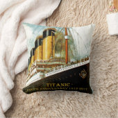 RMS巨大な100th記念日のキャンバス クッション (ブランケット)