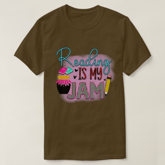 Rms003317読は私のジャム Tシャツ (デザイン正面)