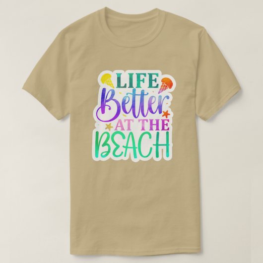 Rms006110ライフビーチ01 Tシャツ (デザイン正面)