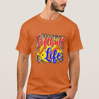 Rms007313ソフトボール寿命 Tシャツ