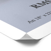 RMS Aquitania - Cunard Line (fiktives Plakat) ポスター (角)