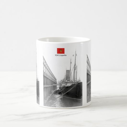 RMS Carpathia マグカップ (中央)