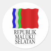 RMS flag ラウンドシール (正面)