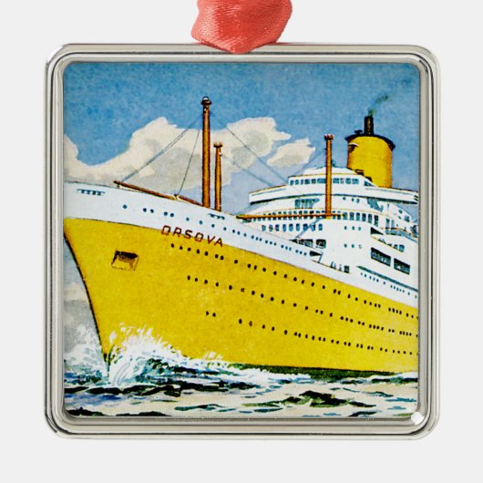 RMS Orsova at Sea メタルオーナメント (正面)