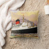 RMS Saxonia クッション (ブランケット)