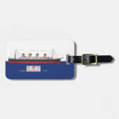 RMS Titanic ラゲッジタグ (正面横)