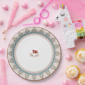RMS Titanic First Class China Pattern Plate ペーパープレート (パーティー)