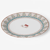 RMS Titanic First Class China Pattern Plate ペーパープレート (アングル)