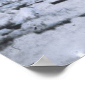 RMS Titanic Schematic of Iceberg Vs. Ship ポスター (角)