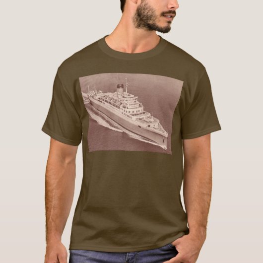 RMS Windsorの城、連合城ライン Tシャツ (正面)