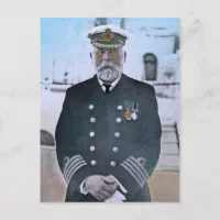 RMSタイタニック号船長エドワードJ.スミス ポストカード