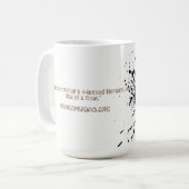 RMWDAOのスローガンのマグ コーヒーマグカップ (正面左)