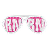 RNおもしろいナース卒業パーティーはサングラスをシェード アビエーターサングラス (正面)