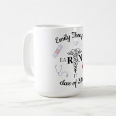 RNが獲得 コーヒーマグカップ (正面左)