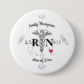 RNが獲得 缶バッジ (正面)