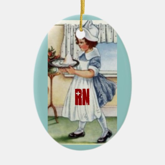 RNのクリスマスのオーナメント セラミックオーナメント (正面)
