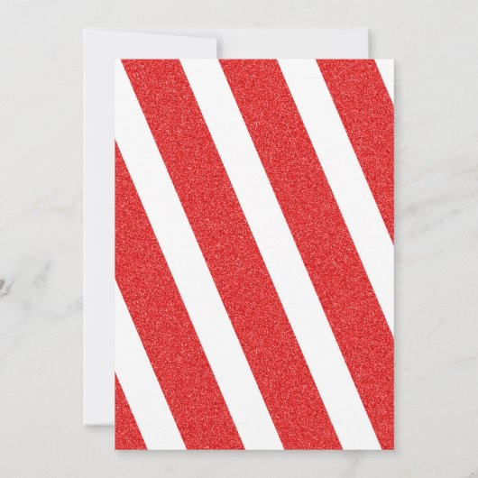 RNのナースの卒業の招待のおもしろいの赤いグリッターのデザイン 招待状 (裏面)