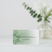 RNの公認看護師の花の名刺 名刺 (スタンド正面)