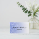 RNの公認看護師の葉の名刺 名刺 (スタンド正面)