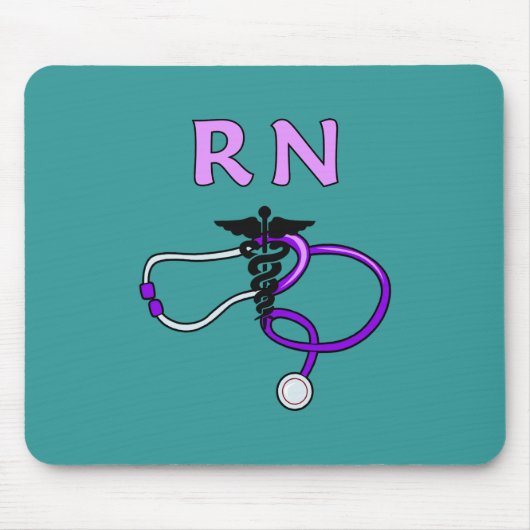 RNの聴診器 マウスパッド (正面)