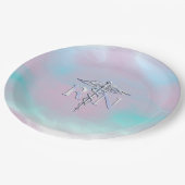 RNカデュースメディカルマザーパールデコール ペーパープレート (アングル)