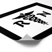 RNナースと医療記号ポスター ポスター (角)