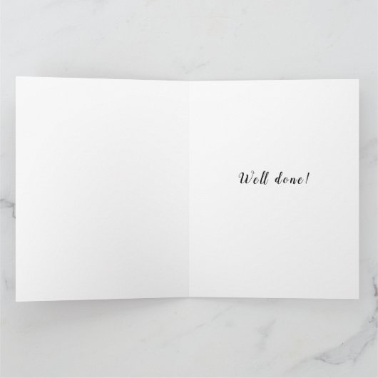 RNナース卒業カード カード (内部)