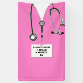 RNナース卒業パーティバナー 横断幕