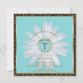 RNナース卒業党 | デイジーピン留め式 招待状 (正面)