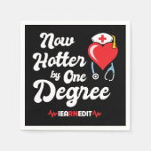 RNナース卒業It登録ナース スタンダードカクテルナプキン (正面)