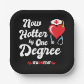 RNナース卒業It登録ナース ペーパープレート (正面)