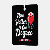 RNナース卒業It登録ナース メタルオーナメント (正面左)