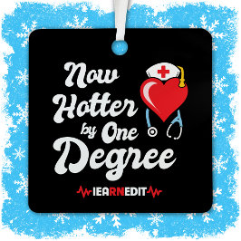 RNナース卒業It登録ナース メタルオーナメント