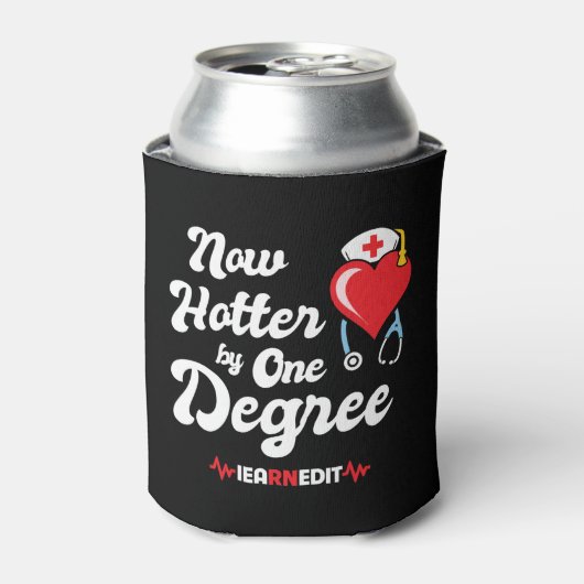 RNナース卒業It登録ナース 缶クーラー (缶正面)