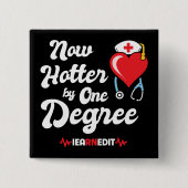 RNナース卒業It登録ナース 缶バッジ (正面)