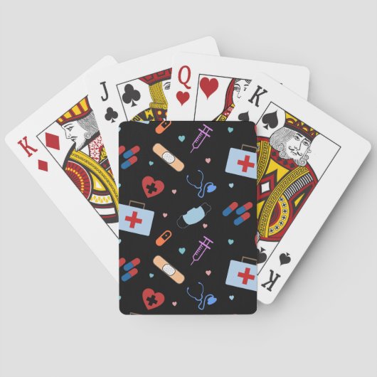 RNナース看護学生 |医師の医療パターン トランプ (裏面)