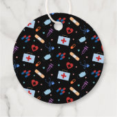 RNナース看護学生 |医師の医療パターン フェイバータグ (裏面)