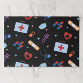 RNナース看護学生 |医師の医療パターン ペーパーパッド (正面)