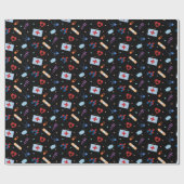 RNナース看護学生 |医師の医療パターン ラッピングペーパー (フラット)