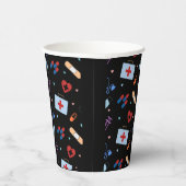 RNナース看護学生 |医師の医療パターン 紙コップ (右)