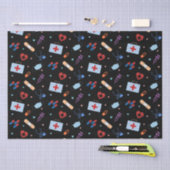 RNナース看護学生 |医師の医療パターン 薄葉紙 (クラフト)