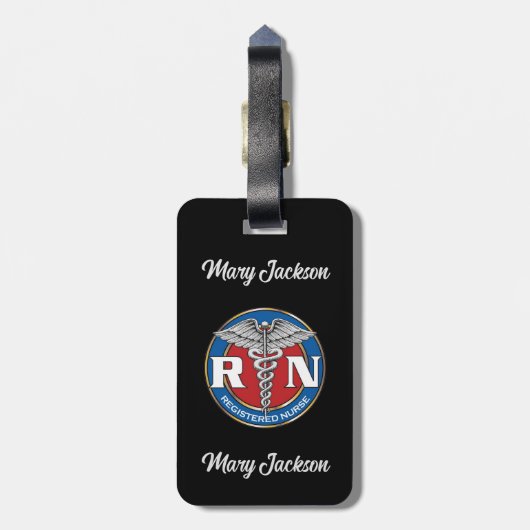RNナース ラゲッジタグ (裏面縦)