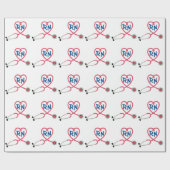 RNハート聴診器 ラッピングペーパー (フラット)