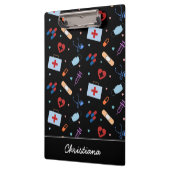 RNパーソナライズされたナース |医師の医療パターン クリップボード (左)